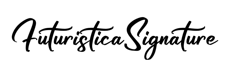 Futuristica Signature  नि: शुल्क फ़ॉन्ट्स डाउनलोड