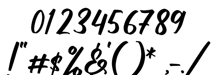 Futuristica Signature Font OTHER CHARS