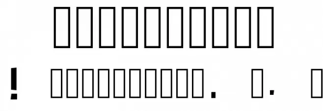 Futuristica Font OTHER CHARS