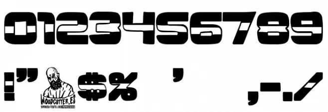 Futuro Incierto Шрифта ДРУГИЕ символов