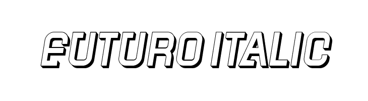 Futuro Italic  Fuentes Gratis Descargar