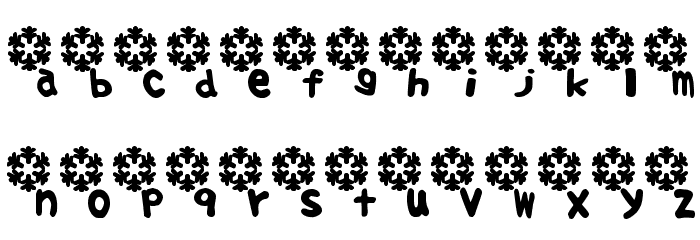 Fuyu Font Font LOWERCASE