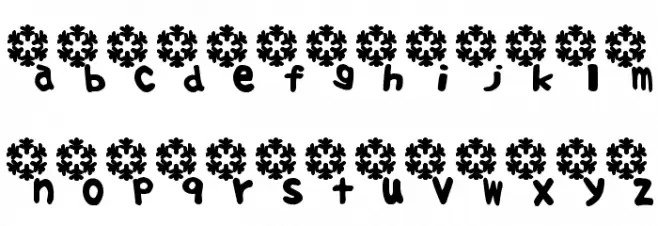 Fuyu Font Schriftart Kleinbuchstaben