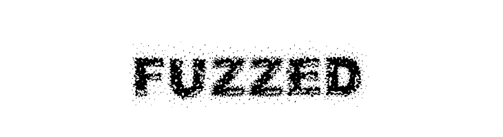 Fuzzed Font