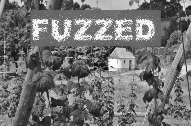 Fuzzed Font examples