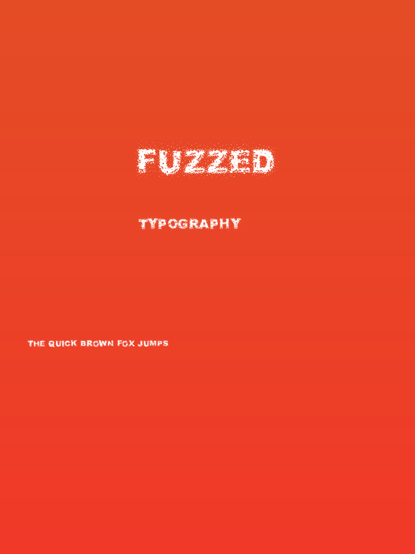 Fuzzed Poster