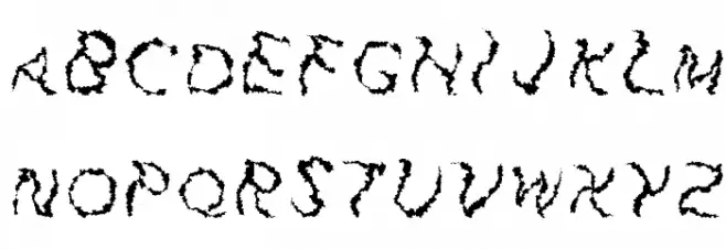 Fuzzface-Regular フォント 大文字