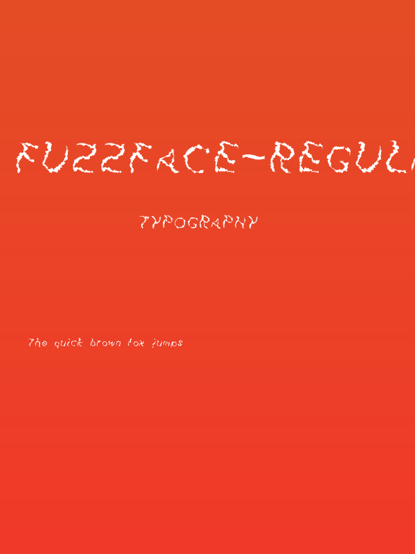 Fuzzface-Regular Poster