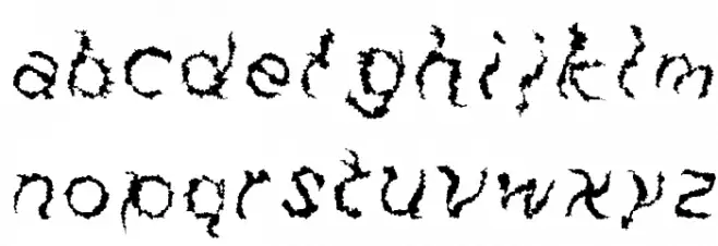 Fuzzface-Regular 字体 小写