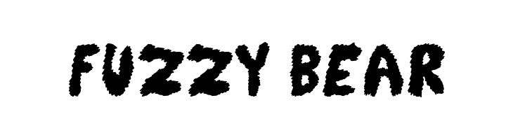 Fuzzy Bear  免费字体下载