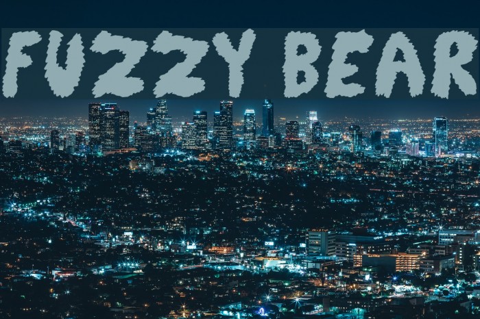 Fuzzy Bear Font examples
