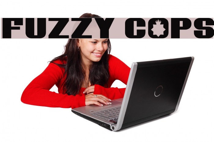 Fuzzy Cops Font examples