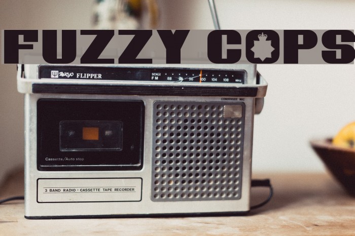 Fuzzy Cops Font examples