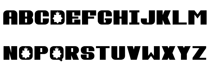 Fuzzy Cops Font LOWERCASE