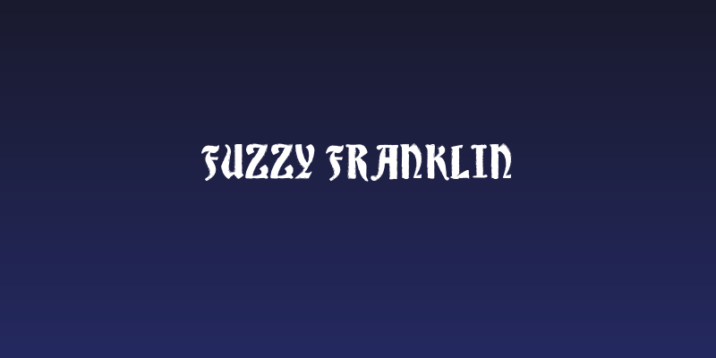 Fuzzy Franklin Social Header
