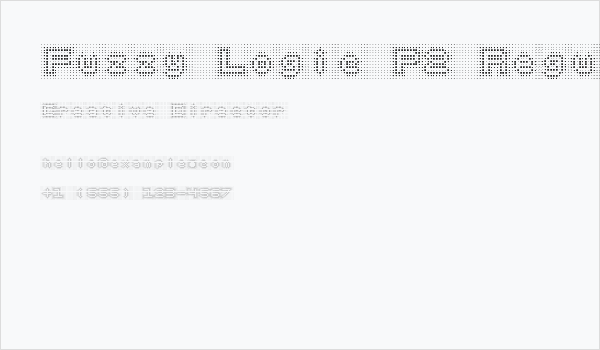 Fuzzy Logic P2 Regular Business Card