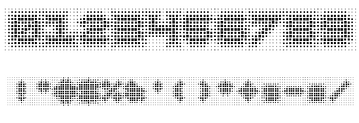 Fuzzy Logic Regular Font OTHER CHARS