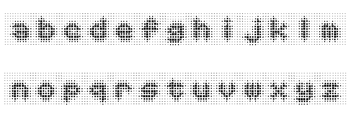 Fuzzy Logic Regular Font LOWERCASE