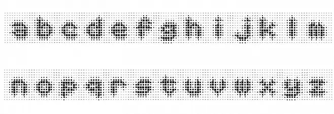 Fuzzy Logic Regular फ़ॉन्ट लोअरकेस
