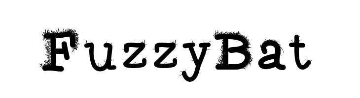 FuzzyBat  フリーフォントのダウンロード