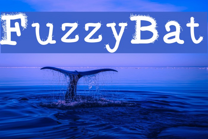 FuzzyBat Font examples