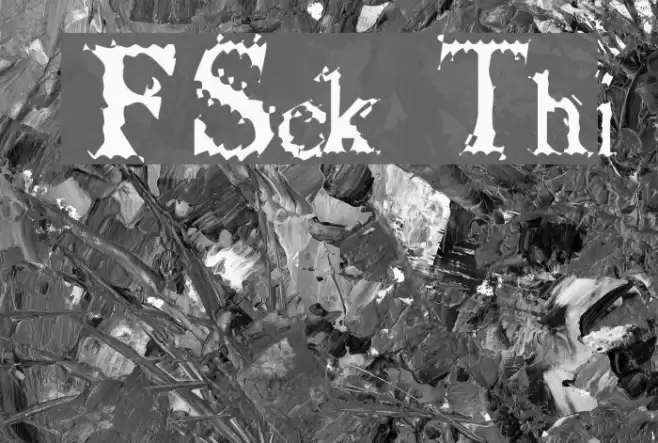 FuzzySock Thin Font examples