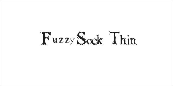 FuzzySock Thin Logo