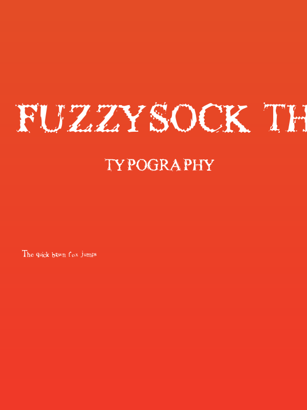 FuzzySock Thin Poster