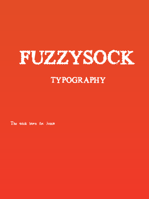 FuzzySock Poster