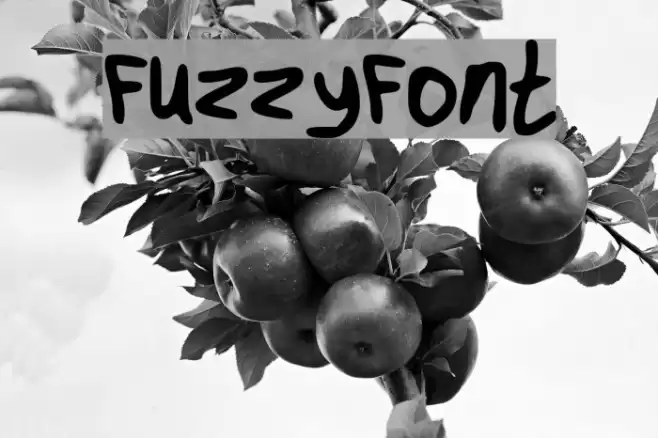Fuzzy_Font Font examples