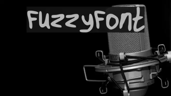 Fuzzy_Font Font examples