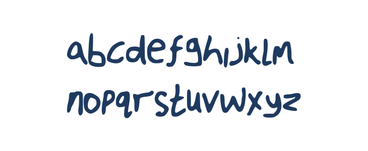 Fuzzy_Font Lowercase