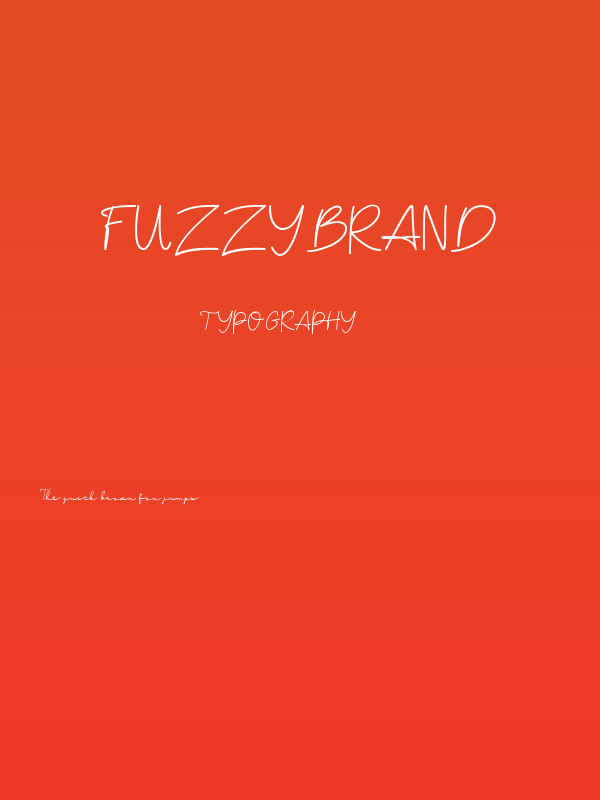 Fuzzybrand Poster