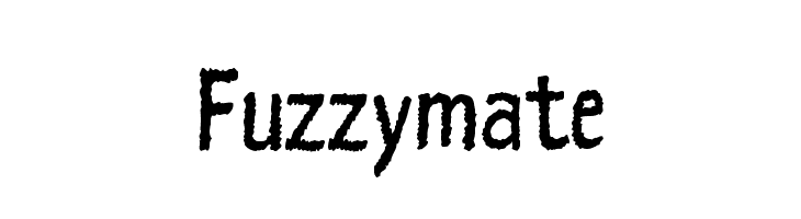 Fuzzymate Font