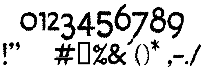 Fuzzymate Font OTHER CHARS
