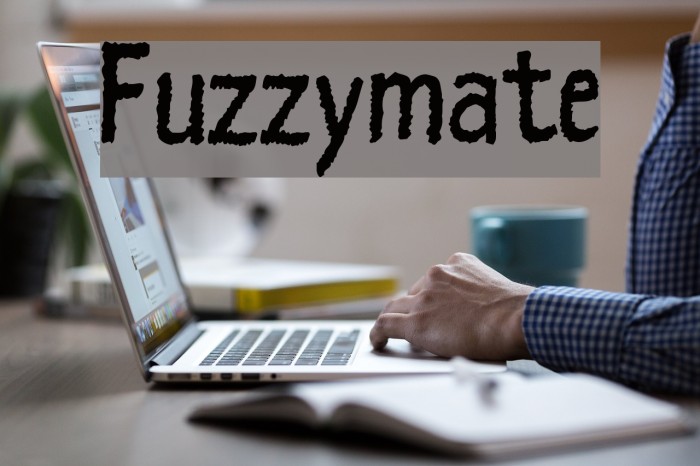 Fuzzymate Font examples