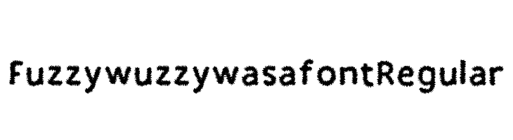 Fuzzywuzzywasafont Regular  नि: शुल्क फ़ॉन्ट्स डाउनलोड