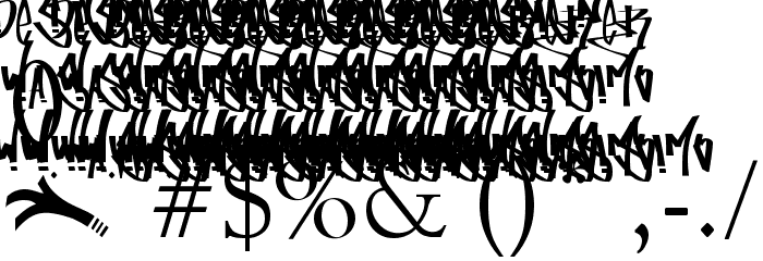 fucking tag font Font OTHER CHARS