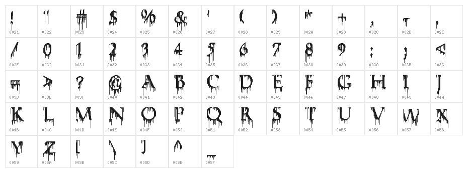 fuehrer Character Map