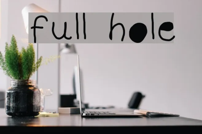 full hole Example 3