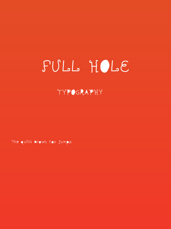 full hole Poster