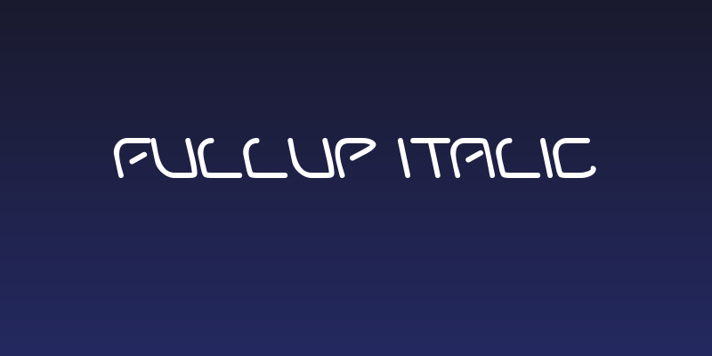 fullup Italic Social Header