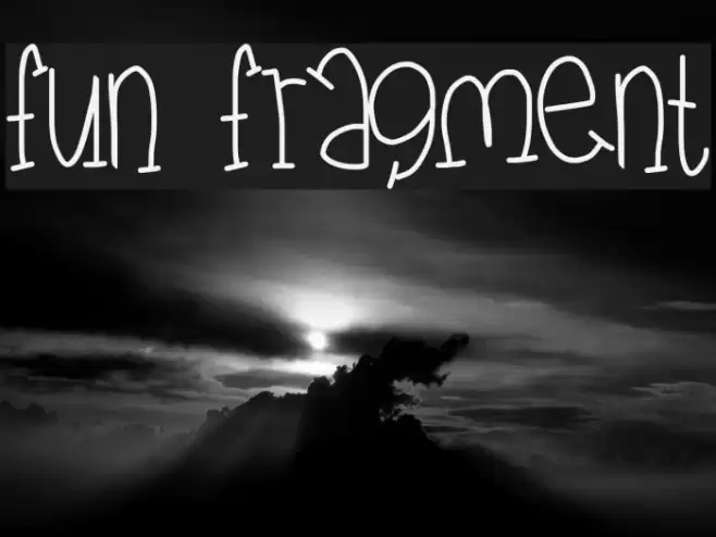 fun fragment Font examples