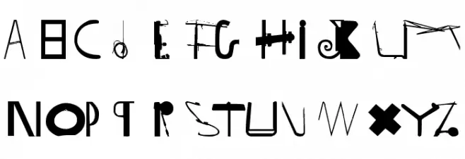 funQuandary フォント 小文字