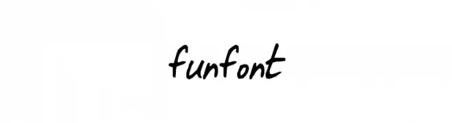funfont  Frei Schriftart Herunterladen