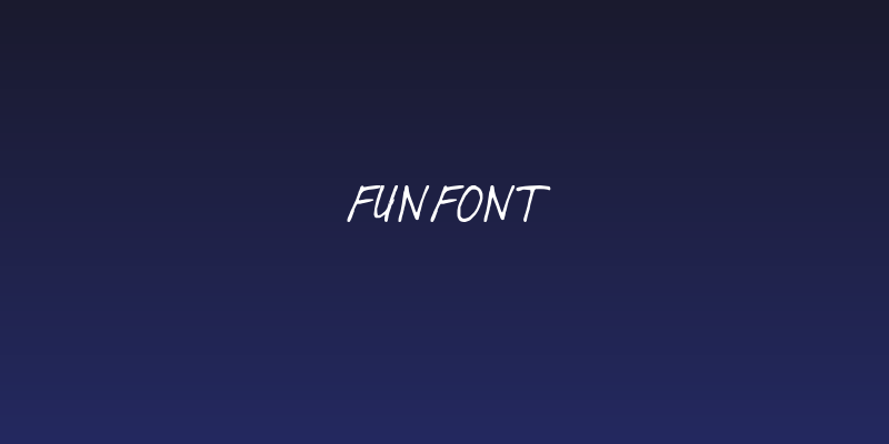 funfont Social Header