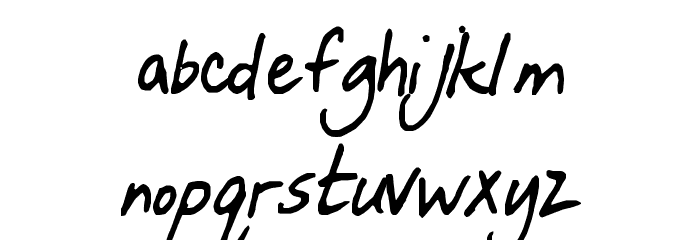 funfont Font LOWERCASE