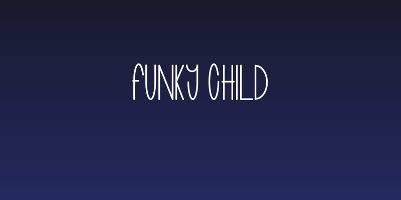 funky child Social Header
