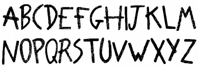 funkyfun Font UPPERCASE