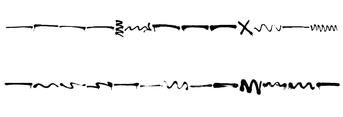 funlines Font LOWERCASE